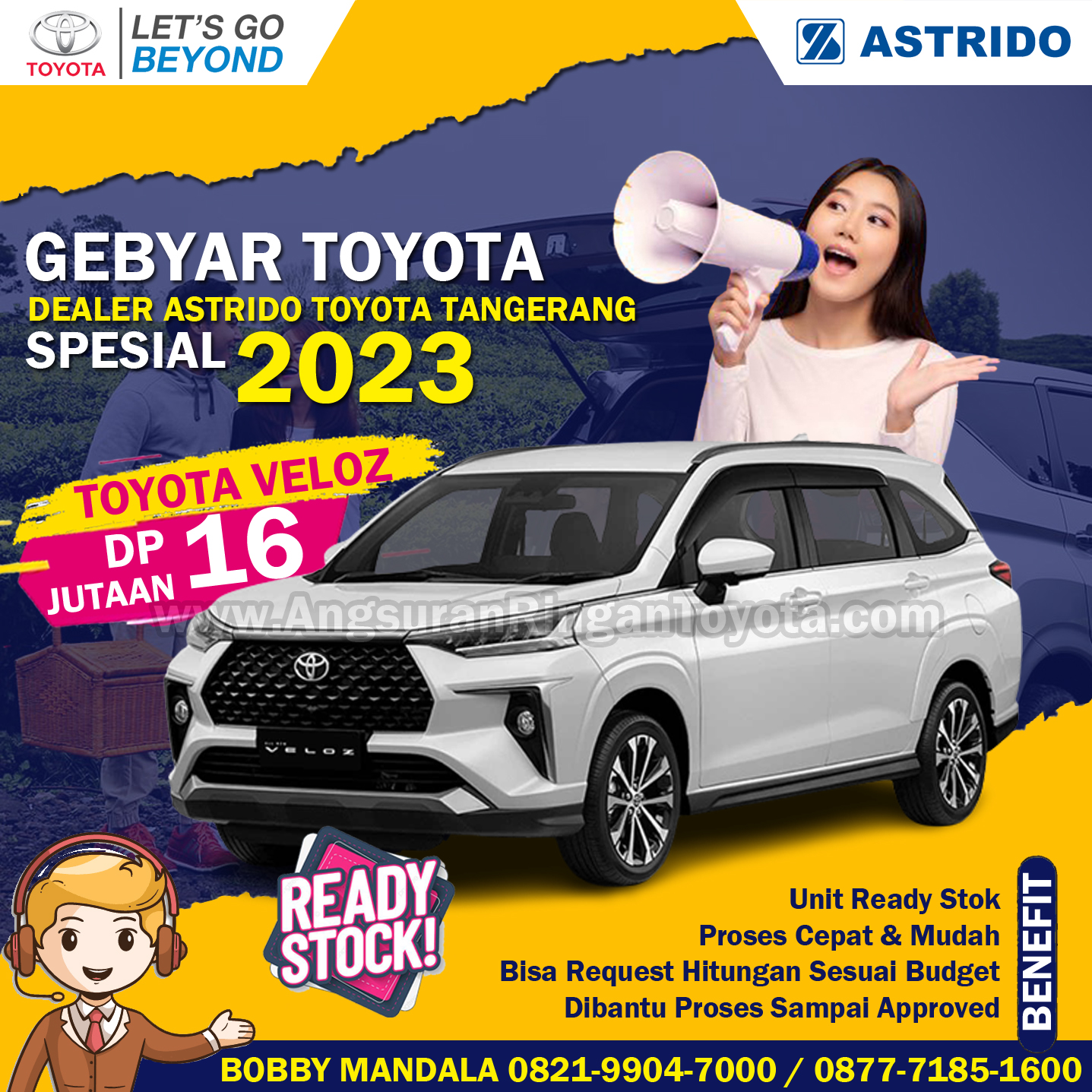 Gebyar Promo Toyota Veloz DP 17 Jutaan Di Tangerang - Dealer Astrido Toyota Tangerang